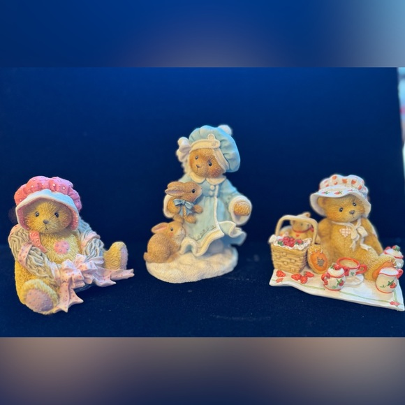 Cherished Teddies Set of 3- “Rebecca”1999- “Thelma”1995- “Priscilla”1992 - Picture 1 of 10
